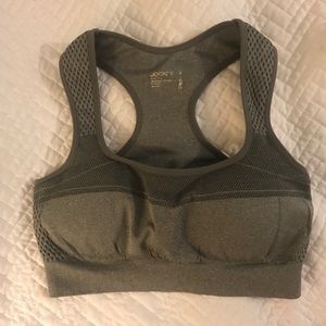 Gray Jockey Sports Bra
